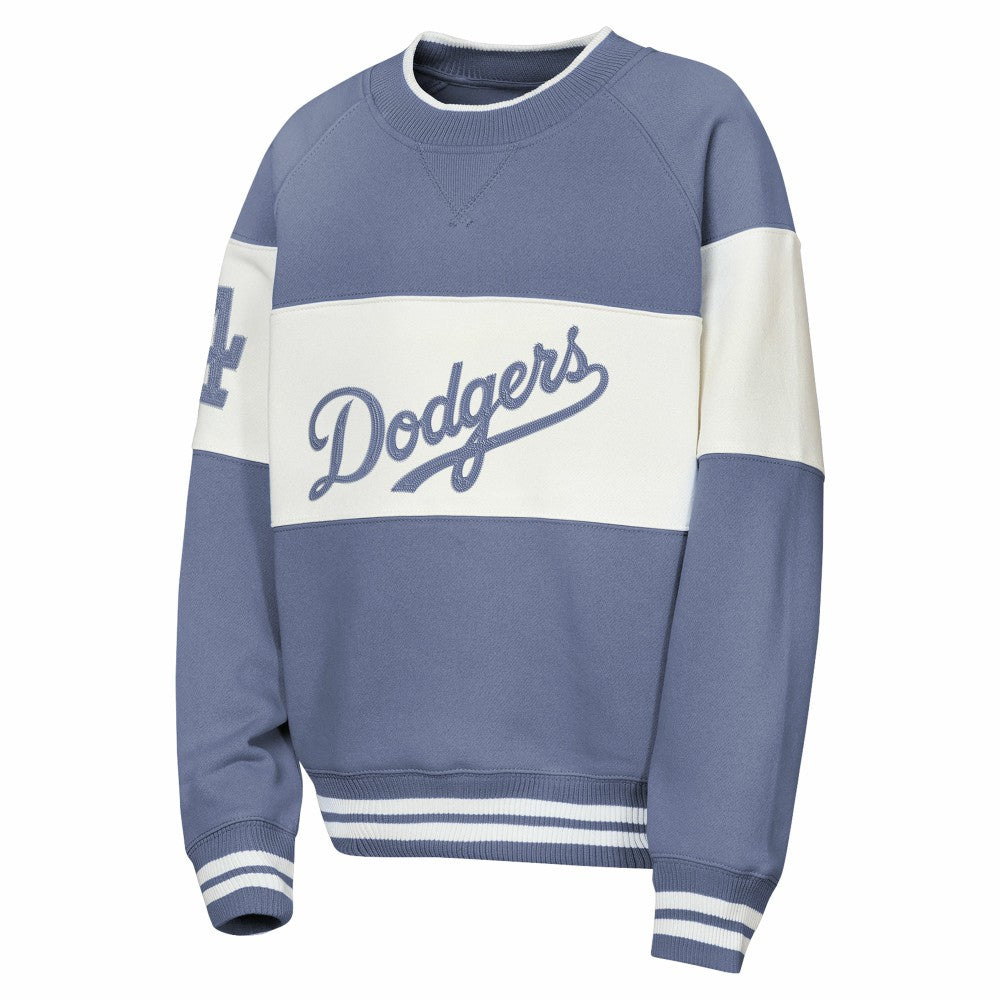 Los Angeles Dodgers Outerstuff Youth Ultimate Pastels On Base Sweatshirt - MLB Sweatshirts