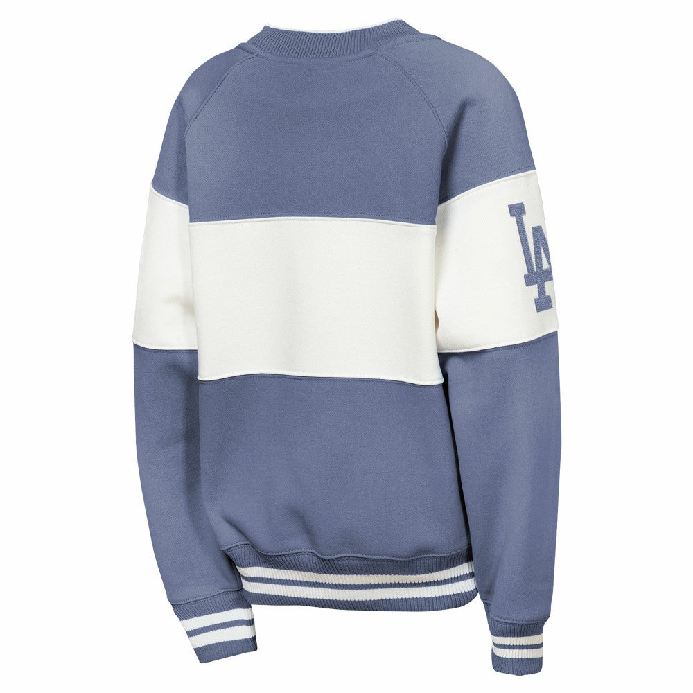 Los Angeles Dodgers Outerstuff Youth Ultimate Pastels On Base Sweatshirt - MLB Sweatshirts