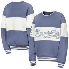 Atlanta Braves Outerstuff Youth Ultimate Pastels On Base Sweatshirt - MLB Sweatshirts