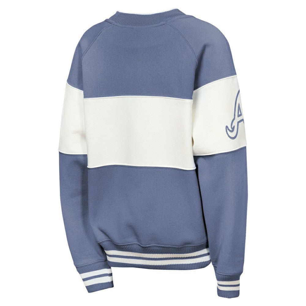 Atlanta Braves Outerstuff Youth Ultimate Pastels On Base Sweatshirt - MLB Sweatshirts