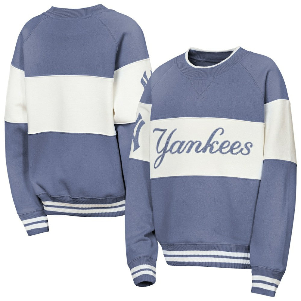 New York Yankees Outerstuff Youth Ultimate Pastels On Base Sweatshirt - MLB Sweatshirts
