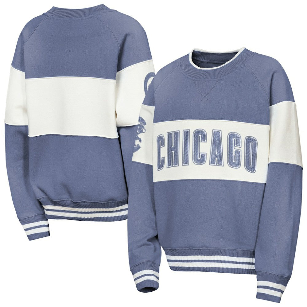 Chicago Cubs Outerstuff Youth Ultimate Pastels On Base Sweatshirt - MLB Sweatshirts