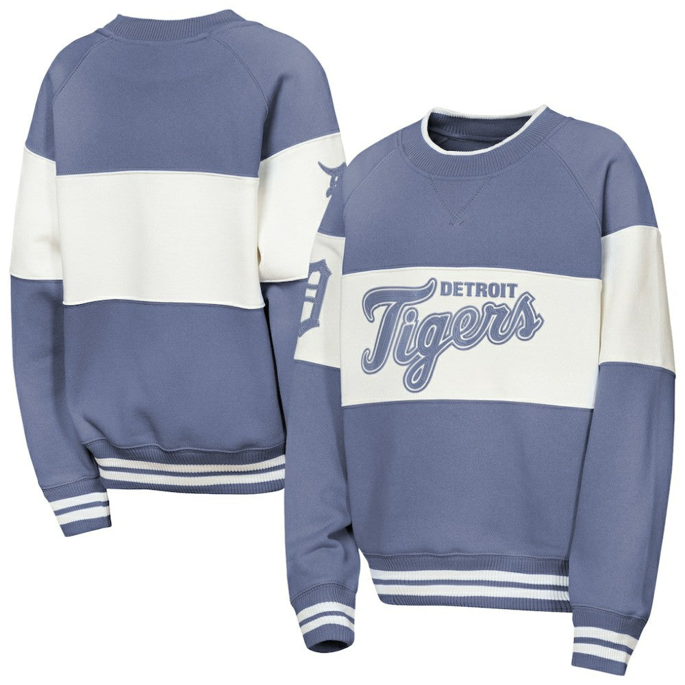 Detroit Tigers Outerstuff Youth Ultimate Pastels On Base Sweatshirt - MLB Sweatshirts
