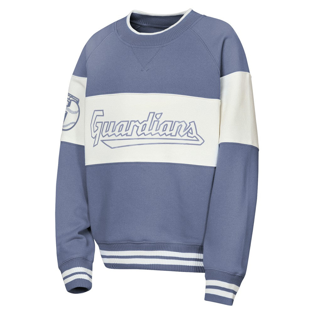Cleveland Guardians Outerstuff Youth Ultimate Pastels On Base Sweatshirt - MLB Sweatshirts