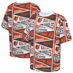 Baltimore Orioles Outerstuff Youth All-Over Pennant T-Shirt - MLB T-shirts