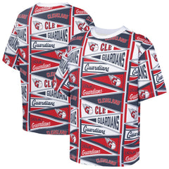 Cleveland Guardians Outerstuff Youth All-Over Pennant T-Shirt - MLB T-shirts