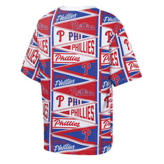 Philadelphia Phillies Outerstuff Youth All-Over Pennant T-Shirt - MLB T-shirts