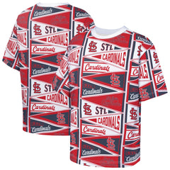 St. Louis Cardinals Outerstuff Youth All-Over Pennant T-Shirt - MLB T-shirts