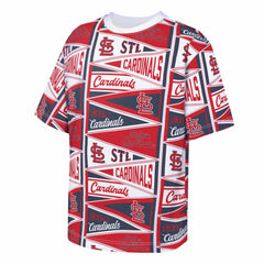 St. Louis Cardinals Outerstuff Youth All-Over Pennant T-Shirt - MLB T-shirts