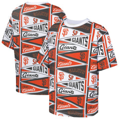 San Francisco Giants Outerstuff Youth All-Over Pennant T-Shirt - MLB T-shirts