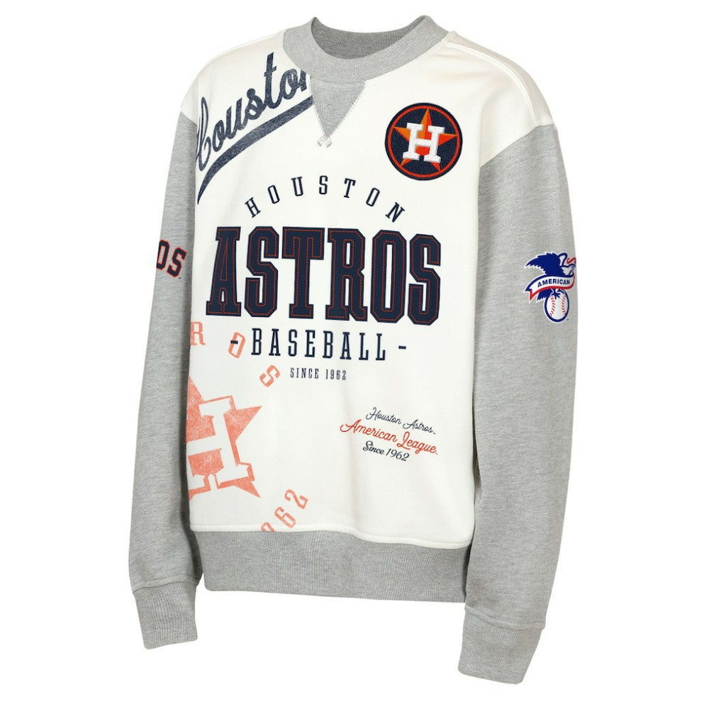 Houston Astros Outerstuff Youth Big League Power Hit Fleece Sweatshirt - MLB Sweatshirts