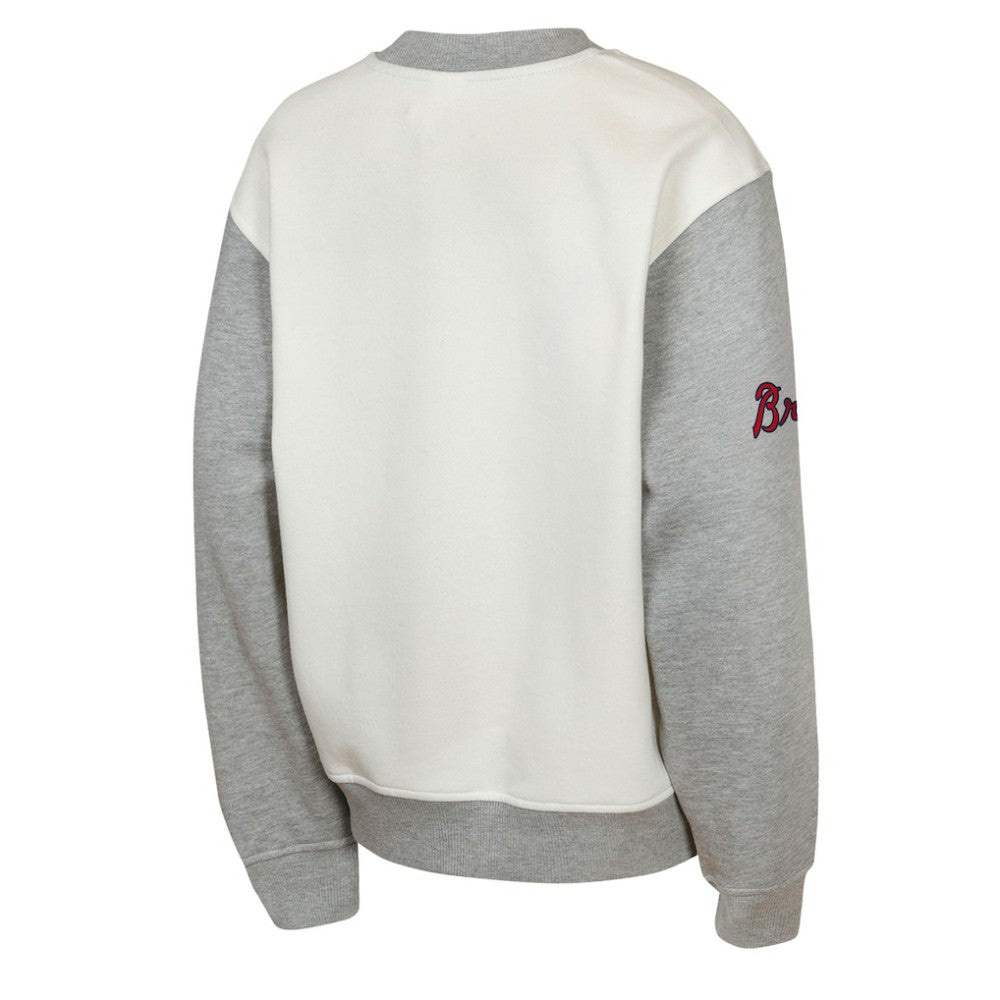 Atlanta Braves Outerstuff Youth Big League Power Hit Fleece Sweatshirt - MLB Sweatshirts