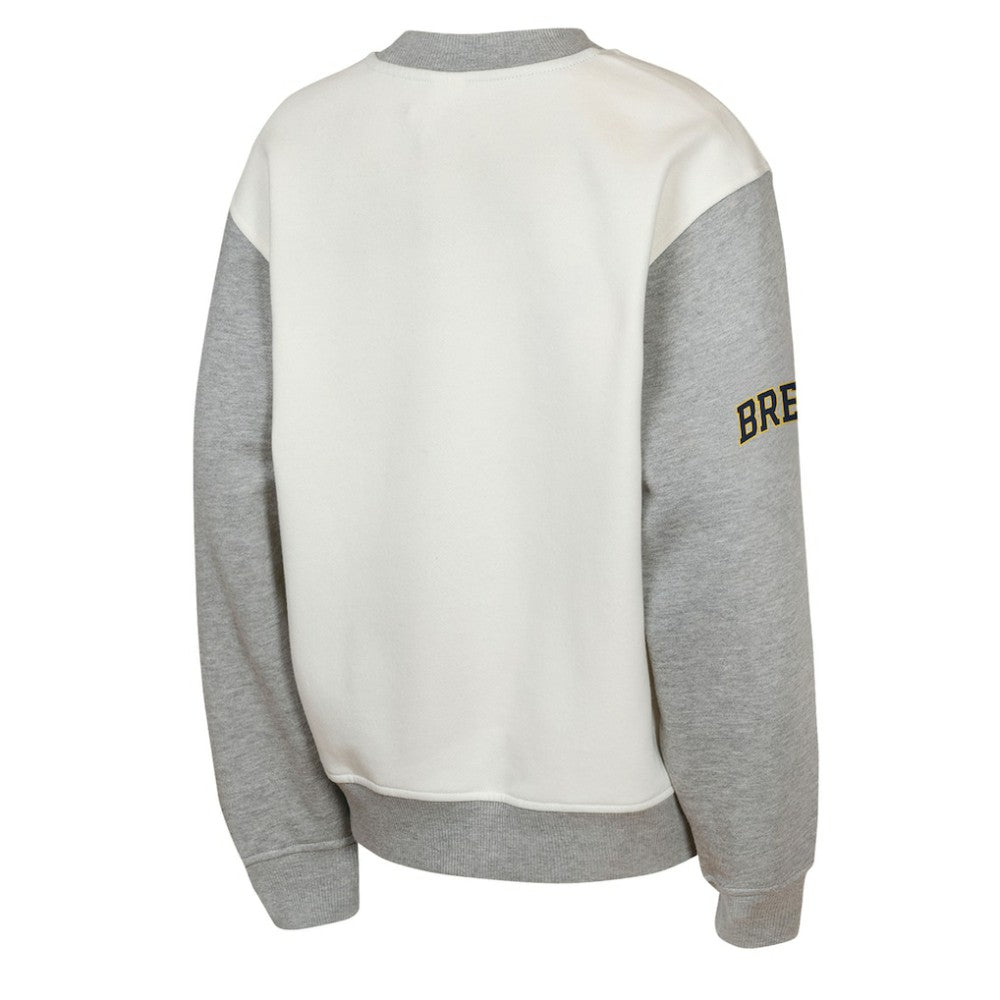 Milwaukee Brewers Outerstuff Youth Big League Power Hit Fleece Sweatshirt - MLB Sweatshirts