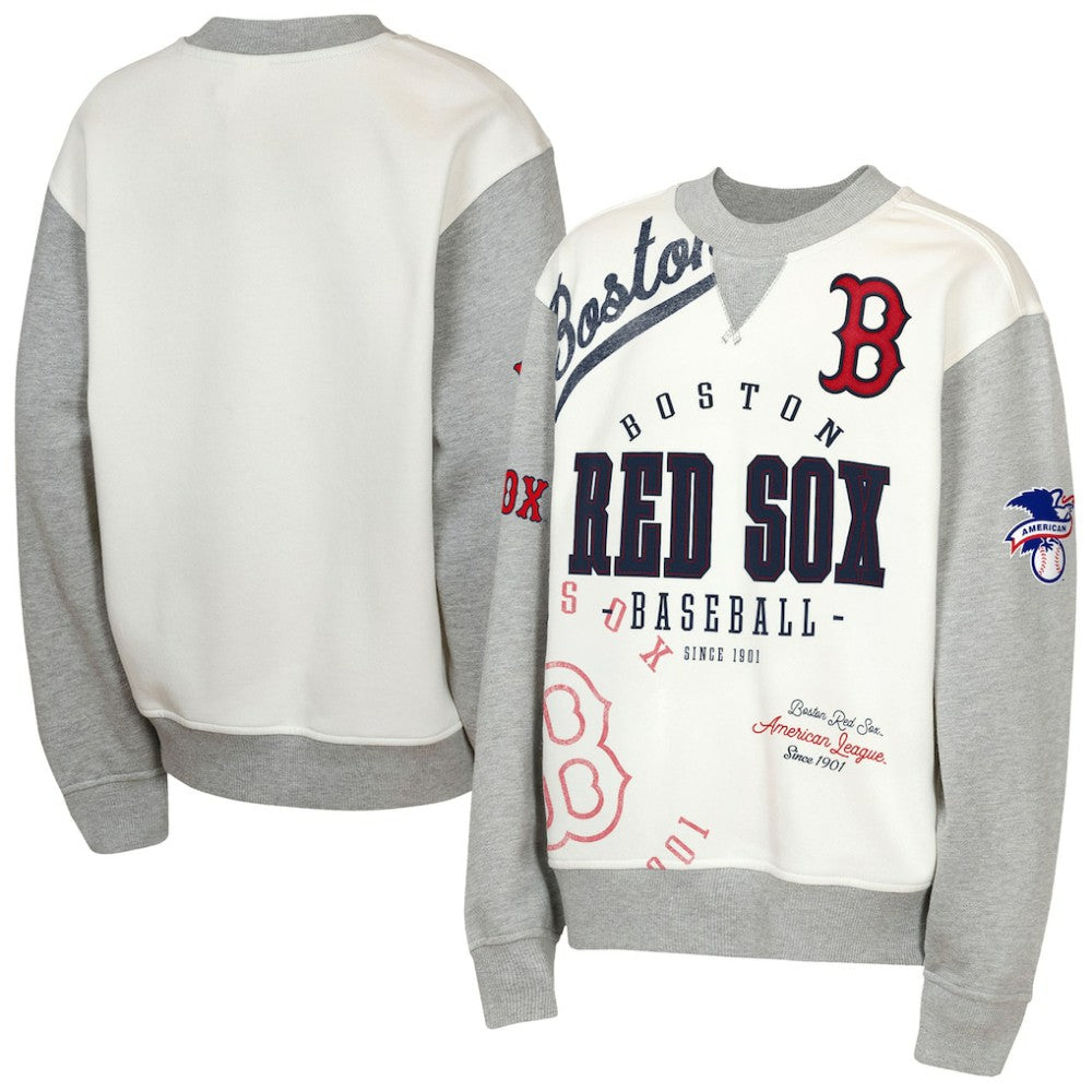 Boston Red Sox Outerstuff Youth Big League Power Hit Fleece Sweatshirt - MLB Sweatshirts