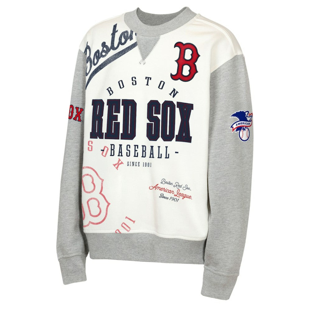 Boston Red Sox Outerstuff Youth Big League Power Hit Fleece Sweatshirt - MLB Sweatshirts