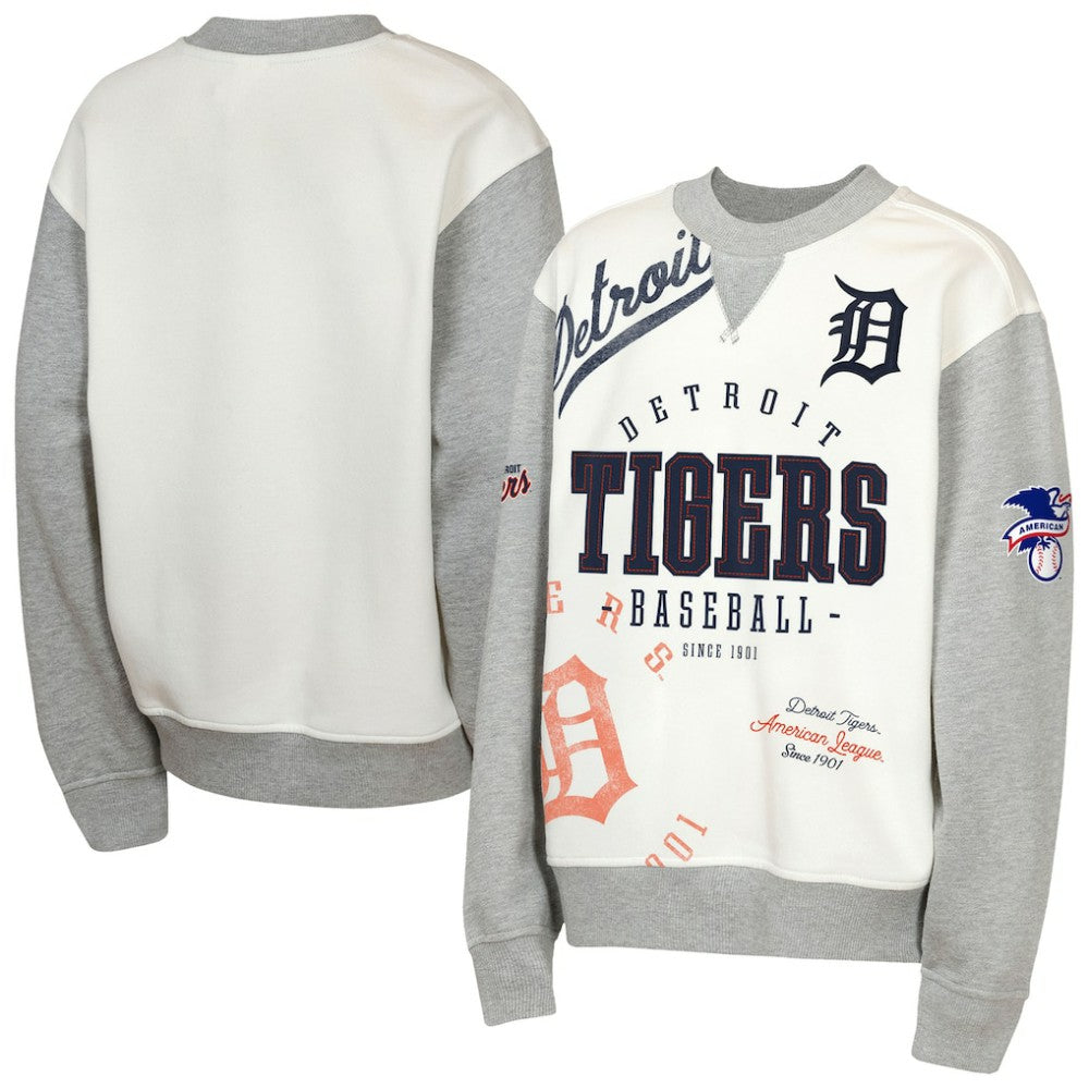 Detroit Tigers Outerstuff Youth Big League Power Hit Fleece Sweatshirt - MLB Sweatshirts