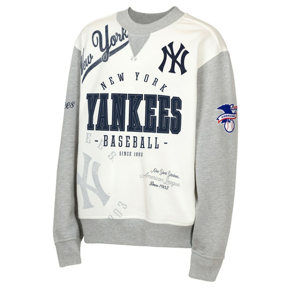 New York Yankees Outerstuff Youth Big League Power Hit Fleece Sweatshirt - MLB Sweatshirts