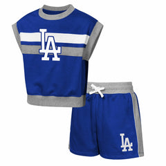 Los Angeles Dodgers Outerstuff Youth Big League Short Stop T-Shirt & Shorts Set - MLB Shorts