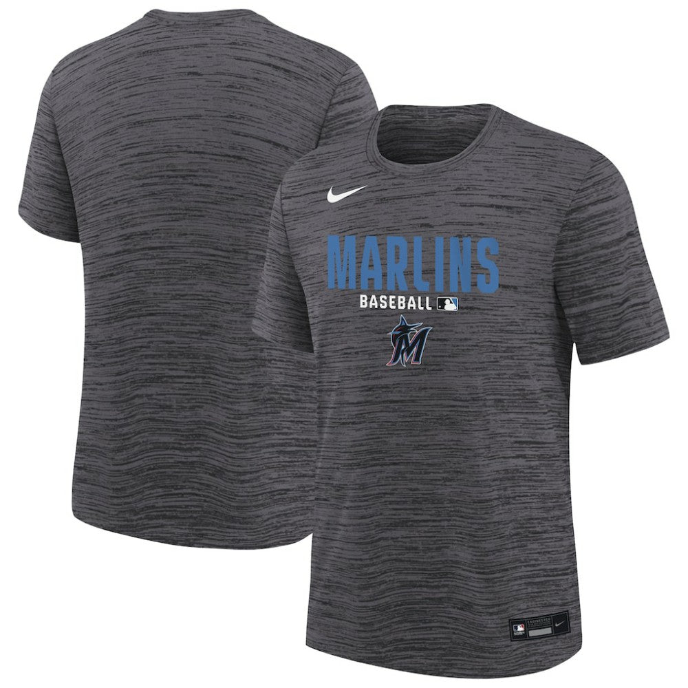 Miami Marlins Nike Youth Authentic Collection Velocity Dri-FIT T-Shirt - MLB T-shirts