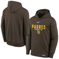 San Diego Padres Nike Youth Authentic Collection Therma-FIT Hoodie - MLB Hoodies
