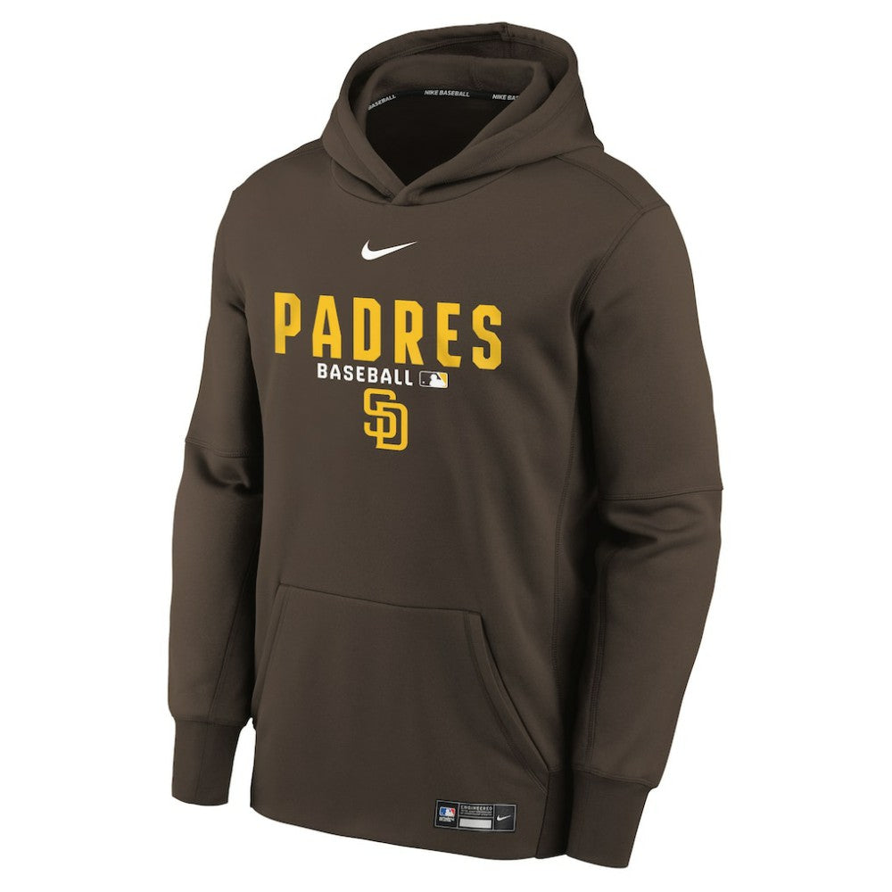 San Diego Padres Nike Youth Authentic Collection Therma-FIT Hoodie - MLB Hoodies