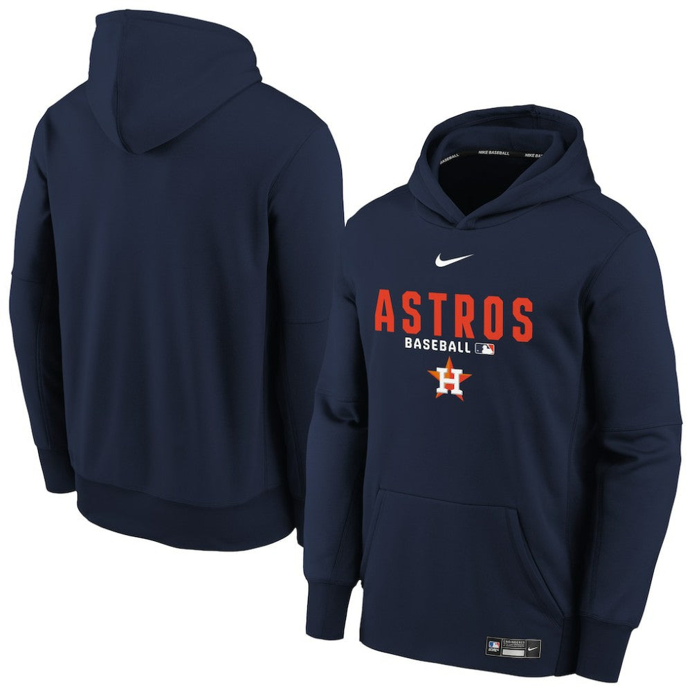 Houston Astros Nike Youth Authentic Collection Therma-FIT Hoodie - MLB Hoodies