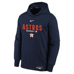 Houston Astros Nike Youth Authentic Collection Therma-FIT Hoodie - MLB Hoodies