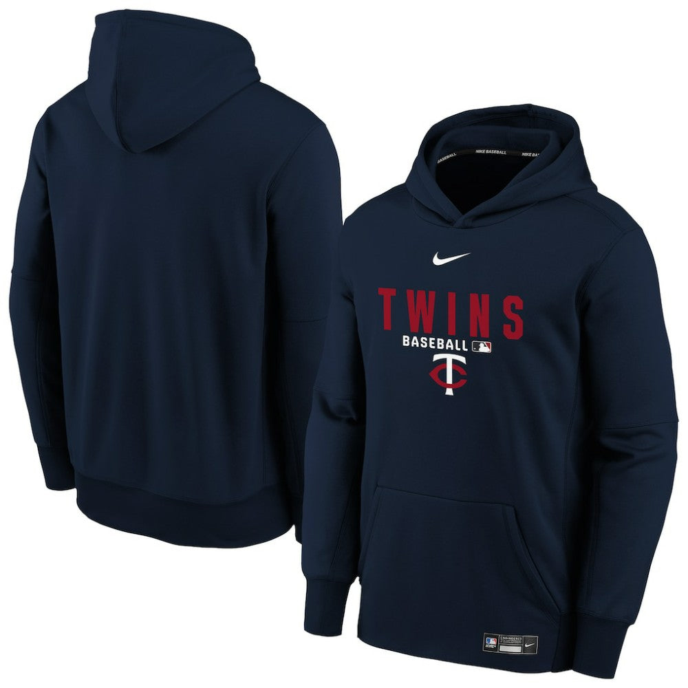 Minnesota Twins Nike Youth Authentic Collection Therma-FIT Hoodie - MLB Hoodies