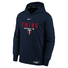 Minnesota Twins Nike Youth Authentic Collection Therma-FIT Hoodie - MLB Hoodies