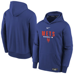 New York Mets Nike Youth Authentic Collection Therma-FIT Hoodie - MLB Hoodies