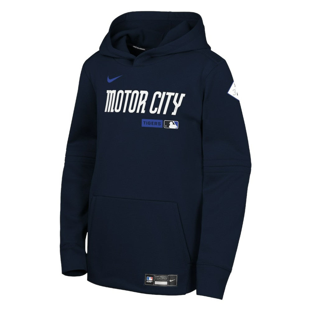 Detroit Tigers Nike Youth Authentic Collection City Connect Therma-FIT Hoodie - MLB Hoodies