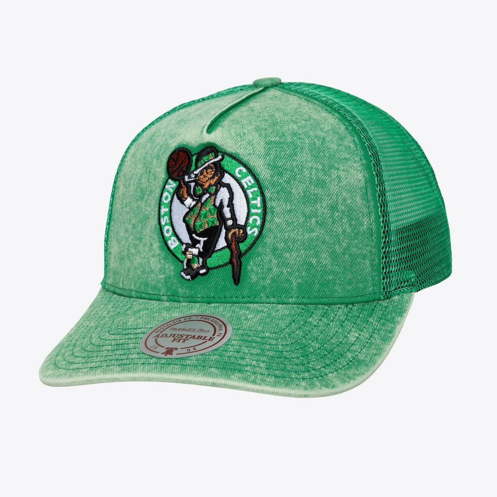 Kelly Green Boston Celtics Gameday Snow Wash Adjustable Trucker Hat | NBA