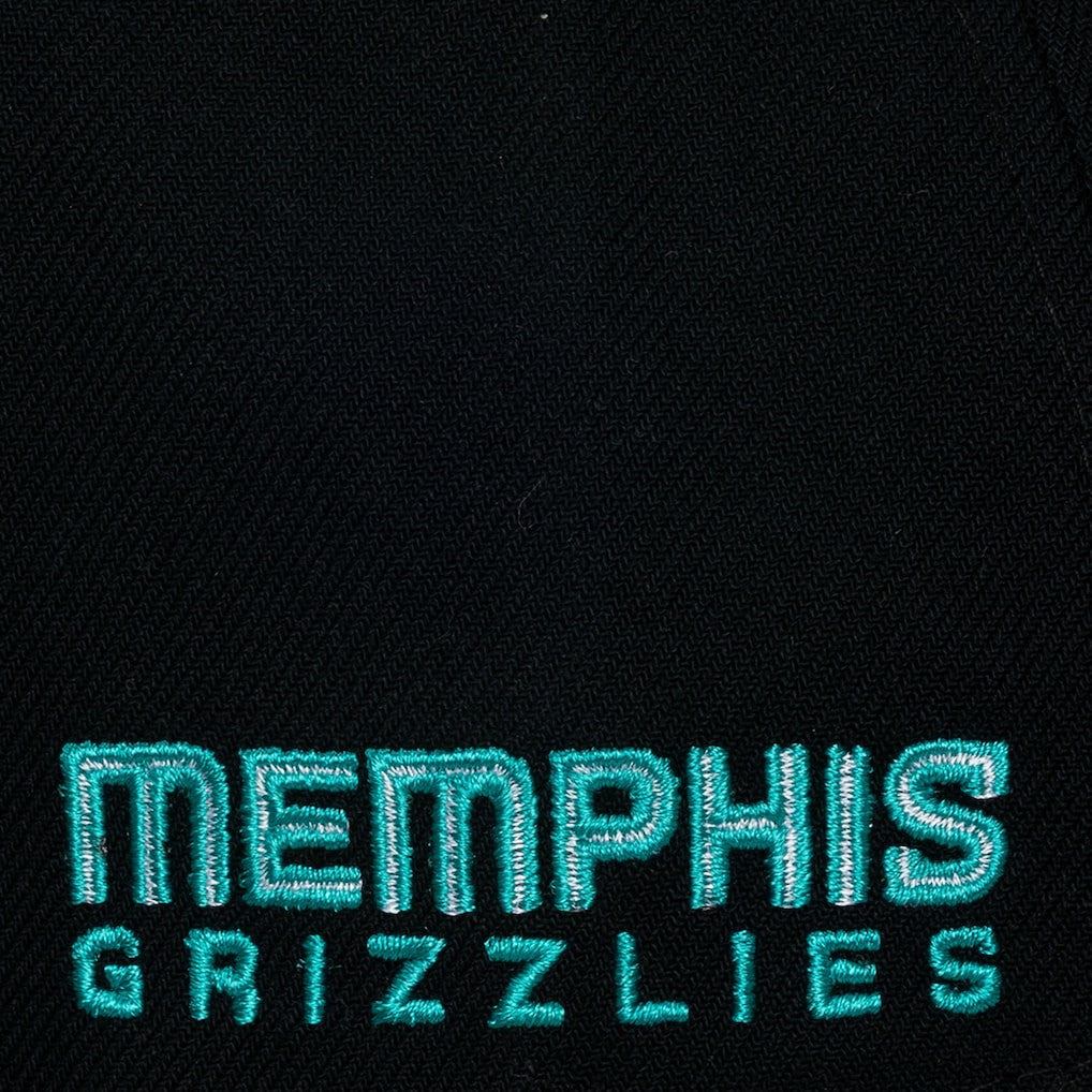 Black Memphis Grizzlies Hardwood Classics Legendary Away Pro-Pinch Adjustable Hat | NBA