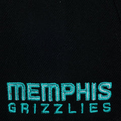 Black Memphis Grizzlies Hardwood Classics Legendary Away Pro-Pinch Adjustable Hat | NBA