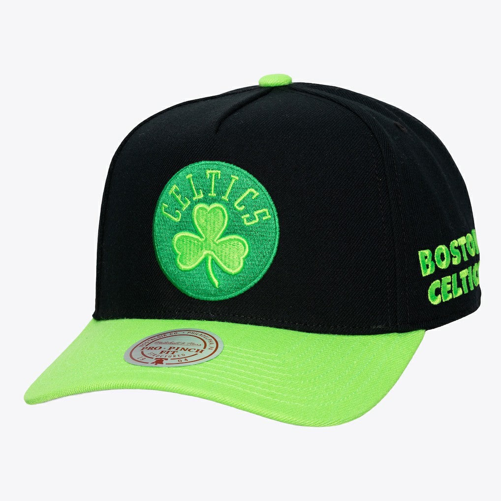 Black Boston Celtics Hardwood Classics Legendary Away Pro-Pinch Adjustable Hat | NBA