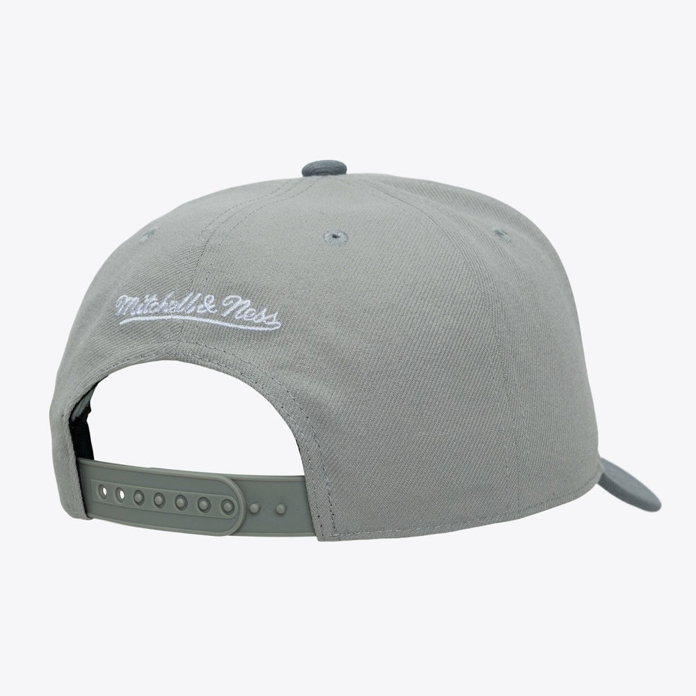 Gray San Antonio Spurs Thunderstorm Head Coach Pro Crown Snapback Hat | NBA