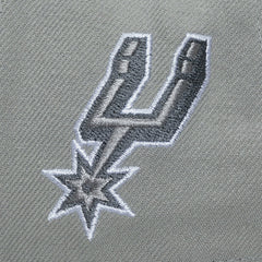 Gray San Antonio Spurs Thunderstorm Head Coach Pro Crown Snapback Hat | NBA