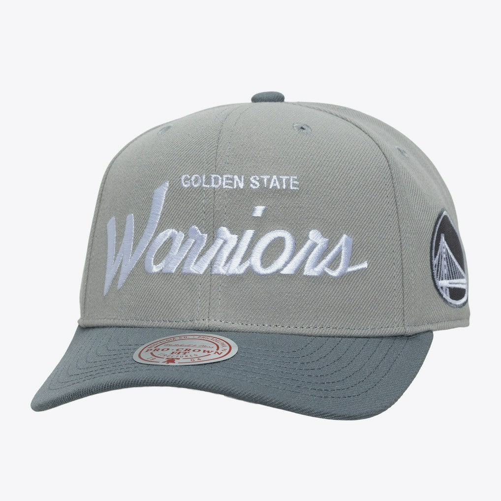 Gray Golden State Warriors Thunderstorm Head Coach Pro Crown Snapback Hat sale | NBA