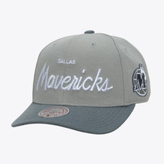 Gray Dallas Mavericks Thunderstorm Head Coach Pro Crown Snapback Hat sale | NBA