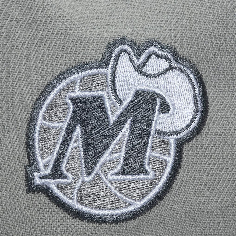 Gray Dallas Mavericks Thunderstorm Head Coach Pro Crown Snapback Hat sale | NBA