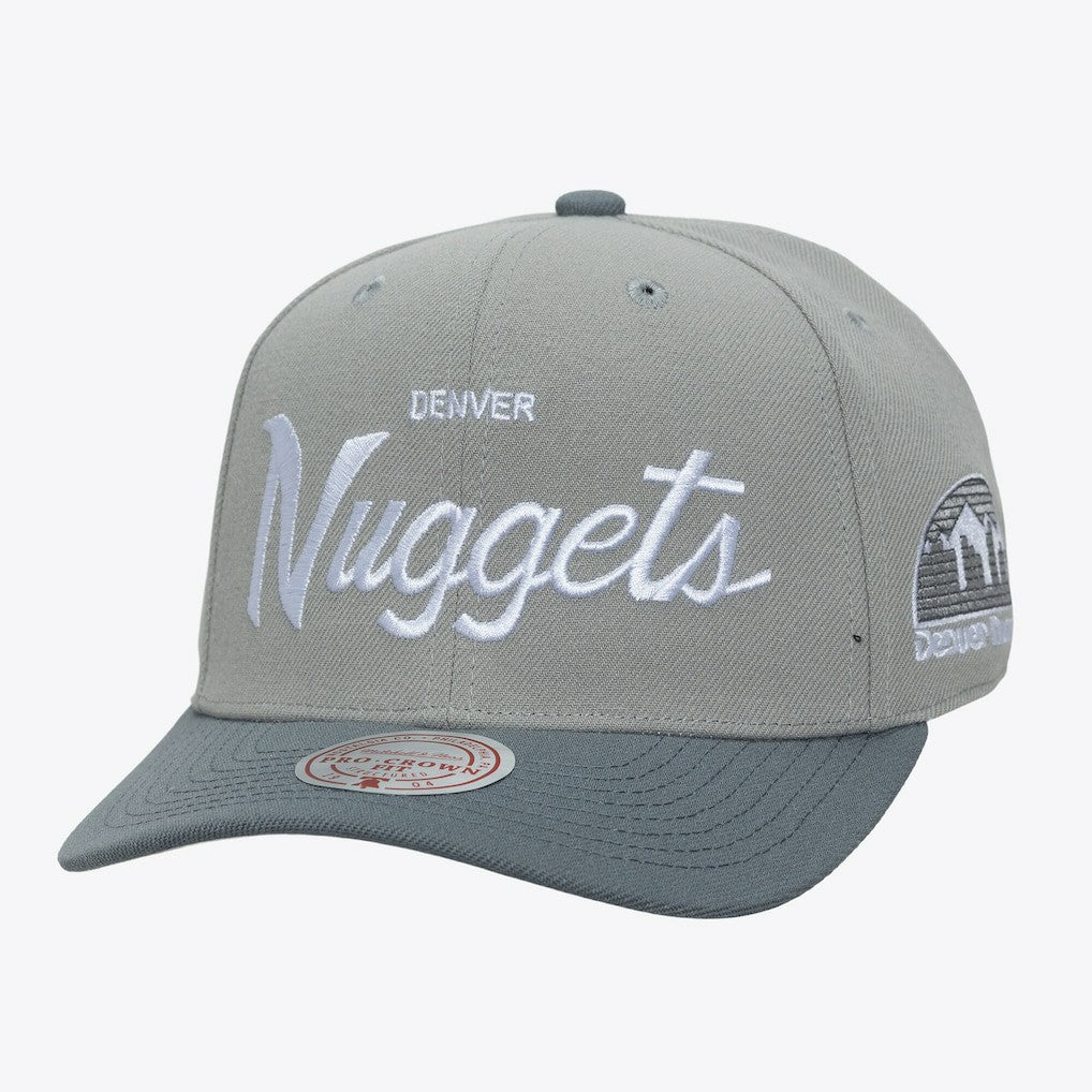 Gray Denver Nuggets Thunderstorm Head Coach Pro Crown Snapback Hat sale | NBA