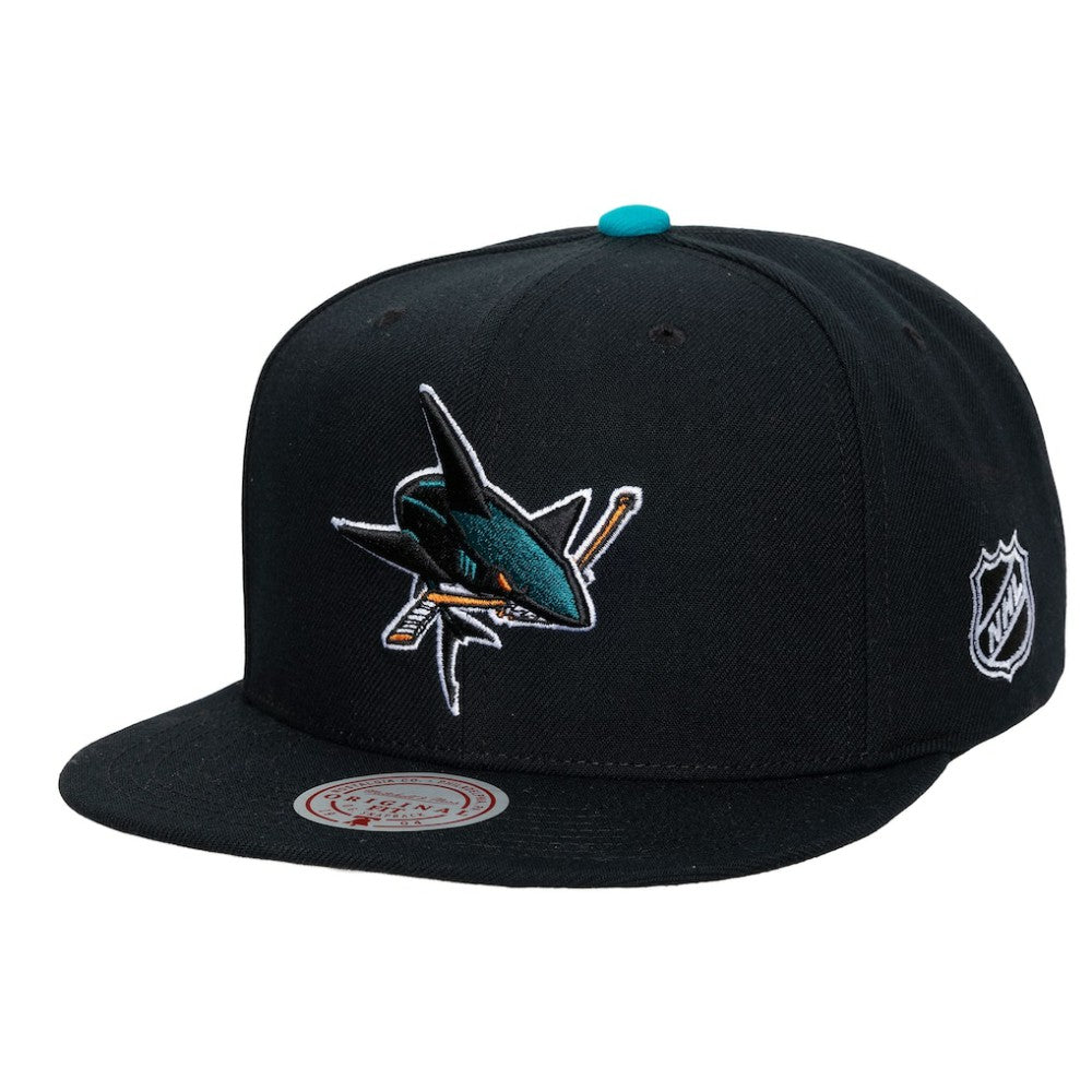 San Jose Sharks Mitchell & Ness Legendary Away Snapback Hat -  NHL Hats