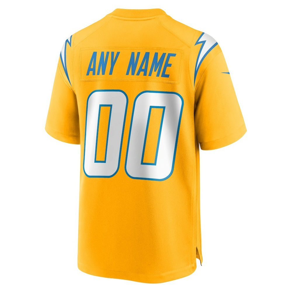 Los Angeles Chargers Alternate Charger Power Game Custom Jersey | NFL On sale