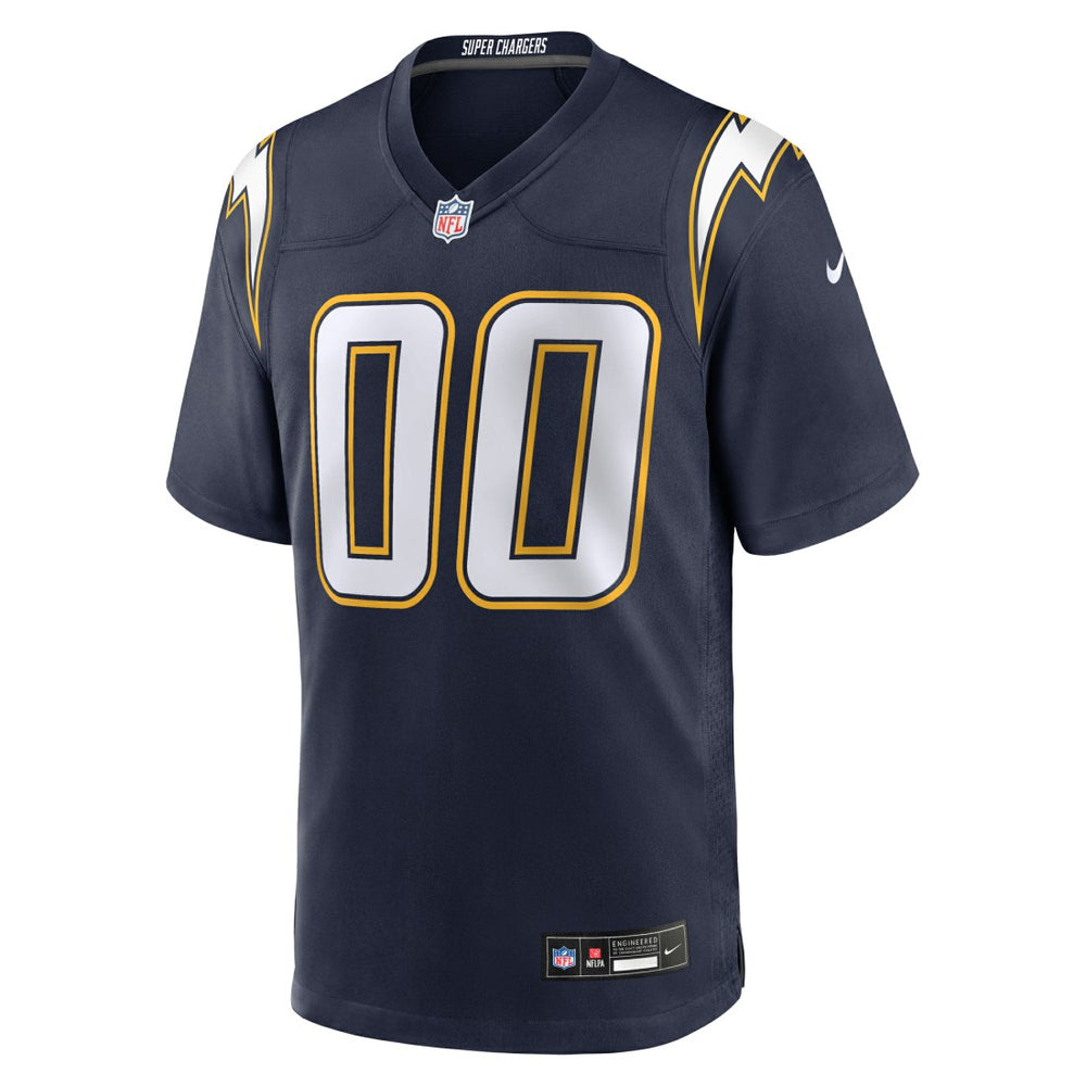 Los Angeles Chargers Alternate Super Chargers Game Custom Jersey | NFL Hot