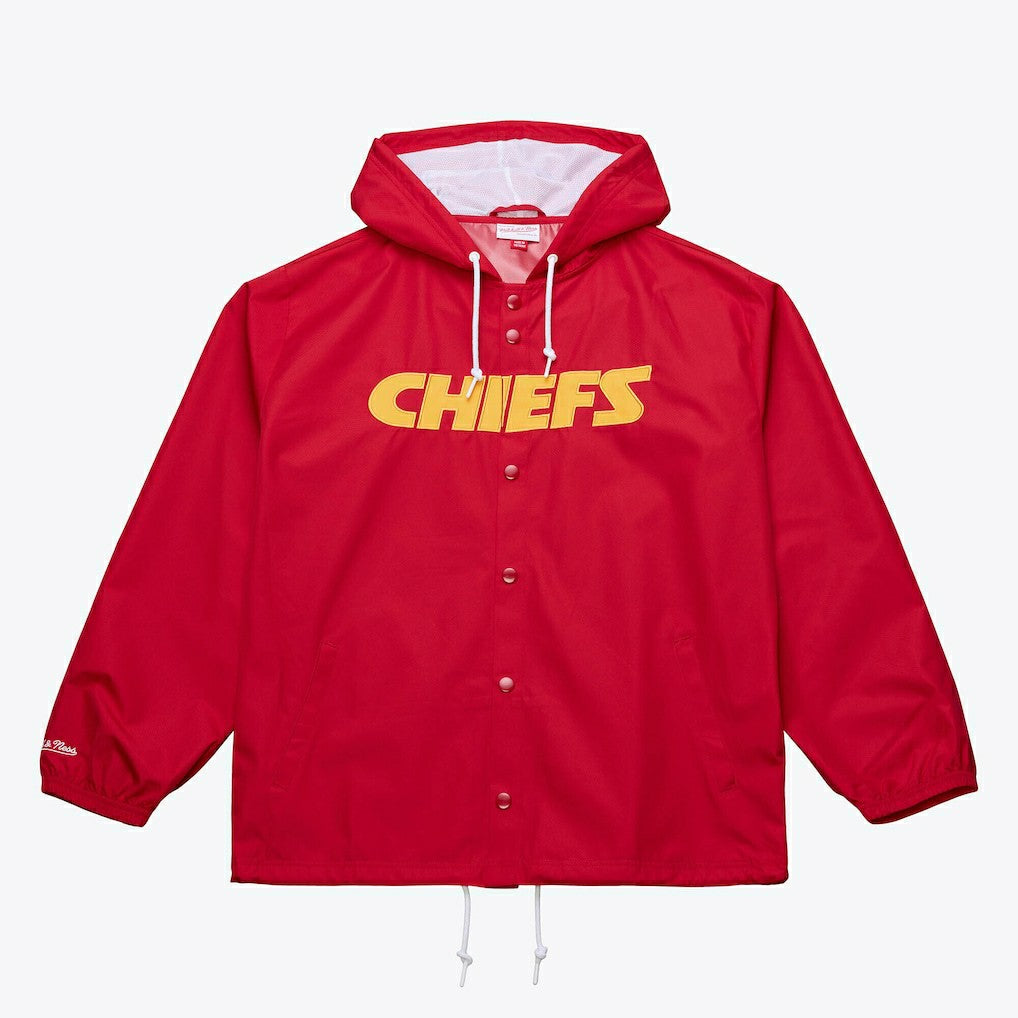 Kansas City Chiefs Coaches Full-Snap Hooded Windbreaker Jacket | NFL New