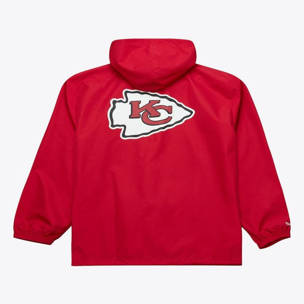 Kansas City Chiefs Coaches Full-Snap Hooded Windbreaker Jacket | NFL New