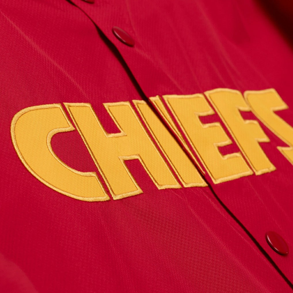 Kansas City Chiefs Coaches Full-Snap Hooded Windbreaker Jacket | NFL New