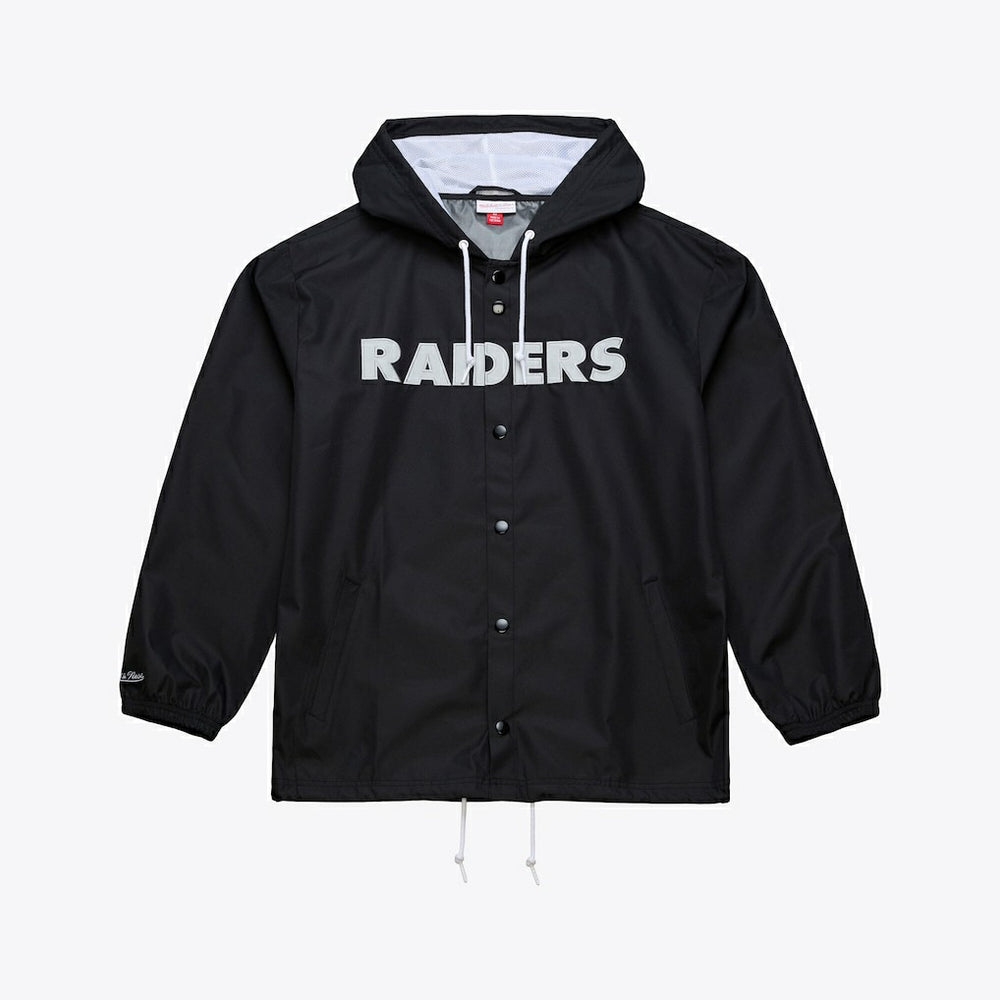 Las Vegas Raiders Coaches Full-Snap Hooded Windbreaker Jacket | NFL Sale