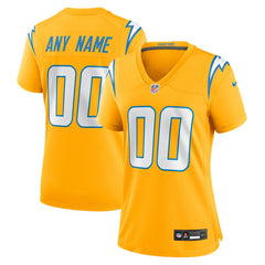 Los Angeles Chargers Women's Alternate Charger Power Game Custom Jersey | NFL Discount