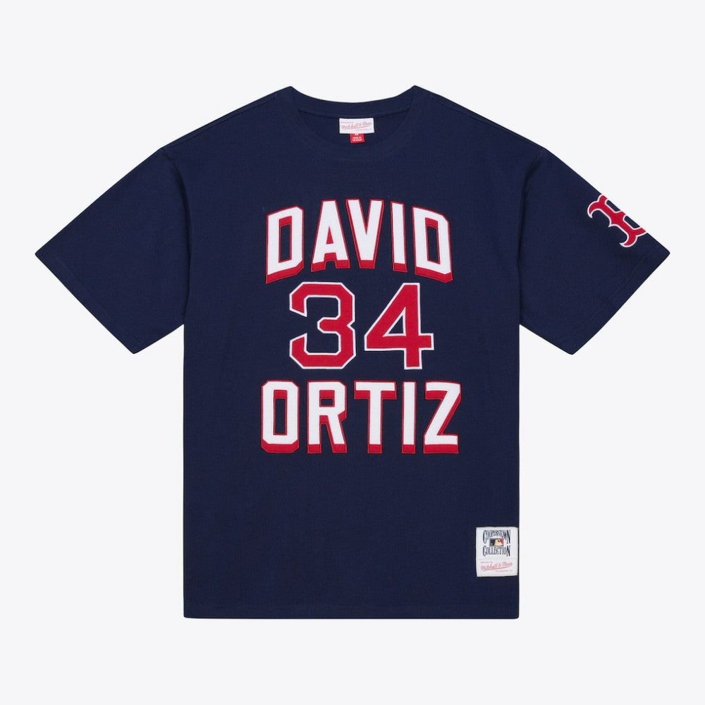 David Ortiz Boston Red Sox Mitchell & Ness Player Collection Premium T-Shirt - MLB T-shirts